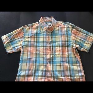 Men large short button down